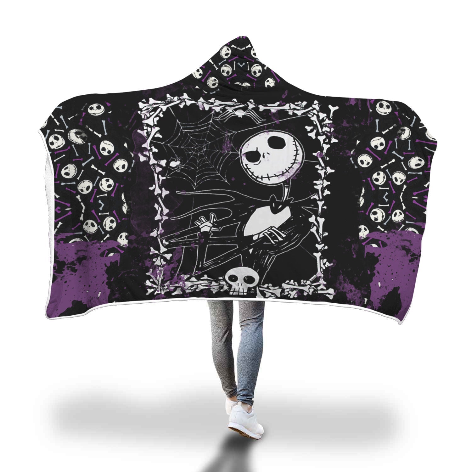 Jack Skellington Hooded Blanket 237 3559