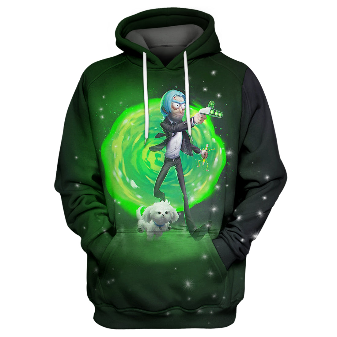 Rick And Morty Funny Cartoon Cosplay Hoodie