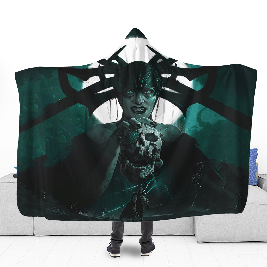 Marvel Blanket Goddess of Death Hooded Blanket Amazing High Quality Marvel Hela Hooded Blanket 4517