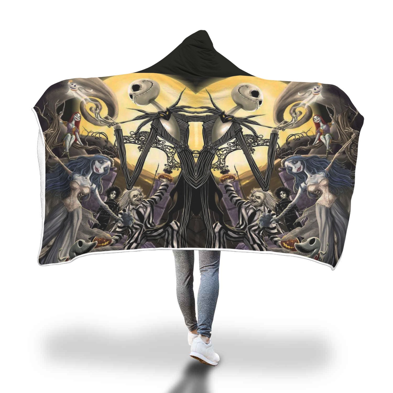 The Nightmare Before Christmas Hooded Blanket 1457