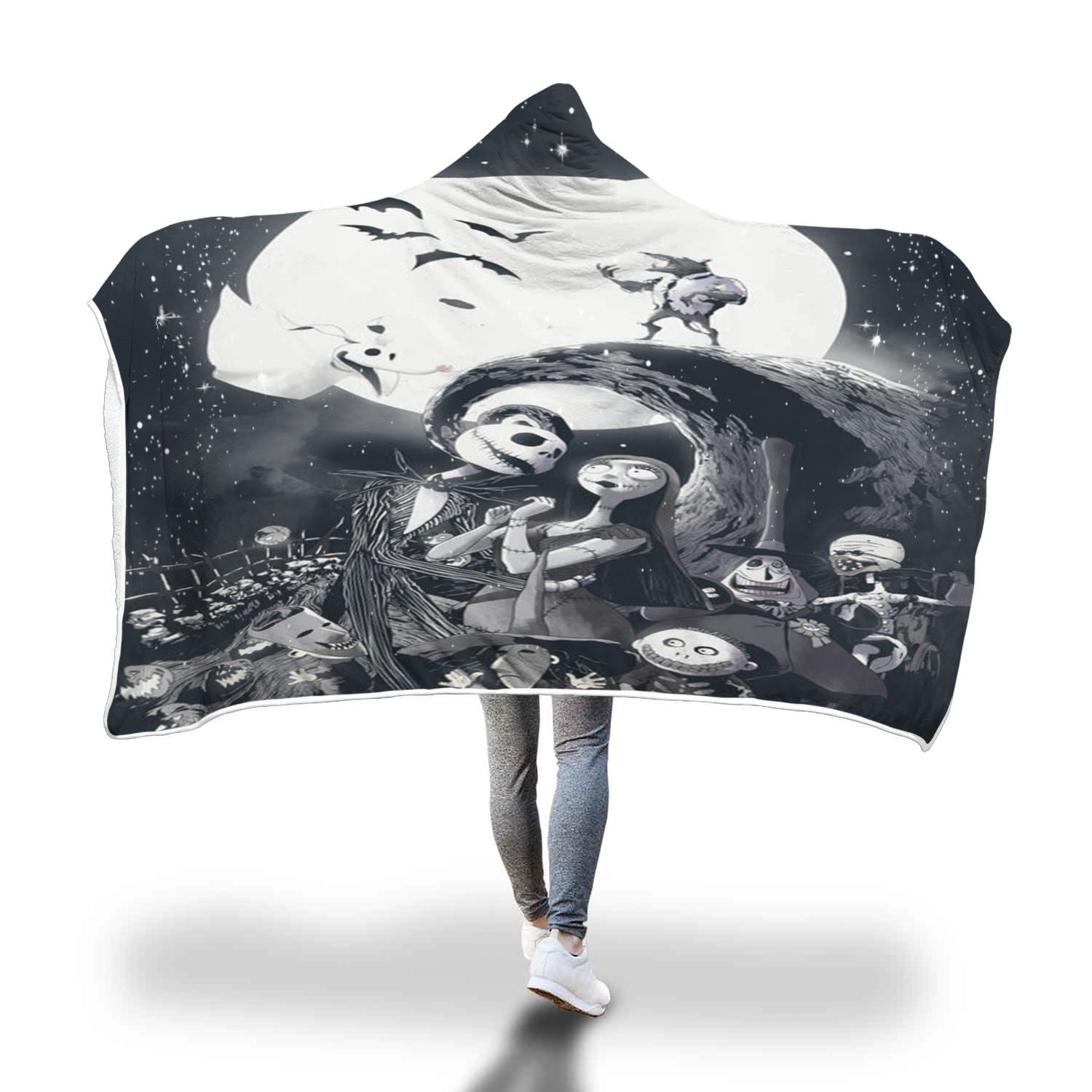 The Nightmare Before Christmas Hooded Blanket - GINHB01 8205