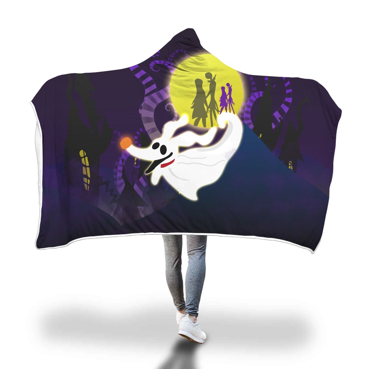 The Nightmare Before Christmas Hooded Blanket - GINHB02 9789