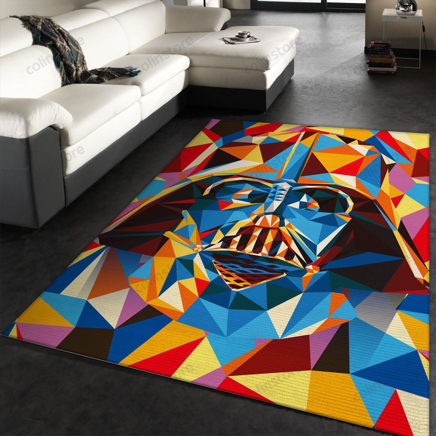 Vader Abstract Star Wars Area Area Rug Carpet