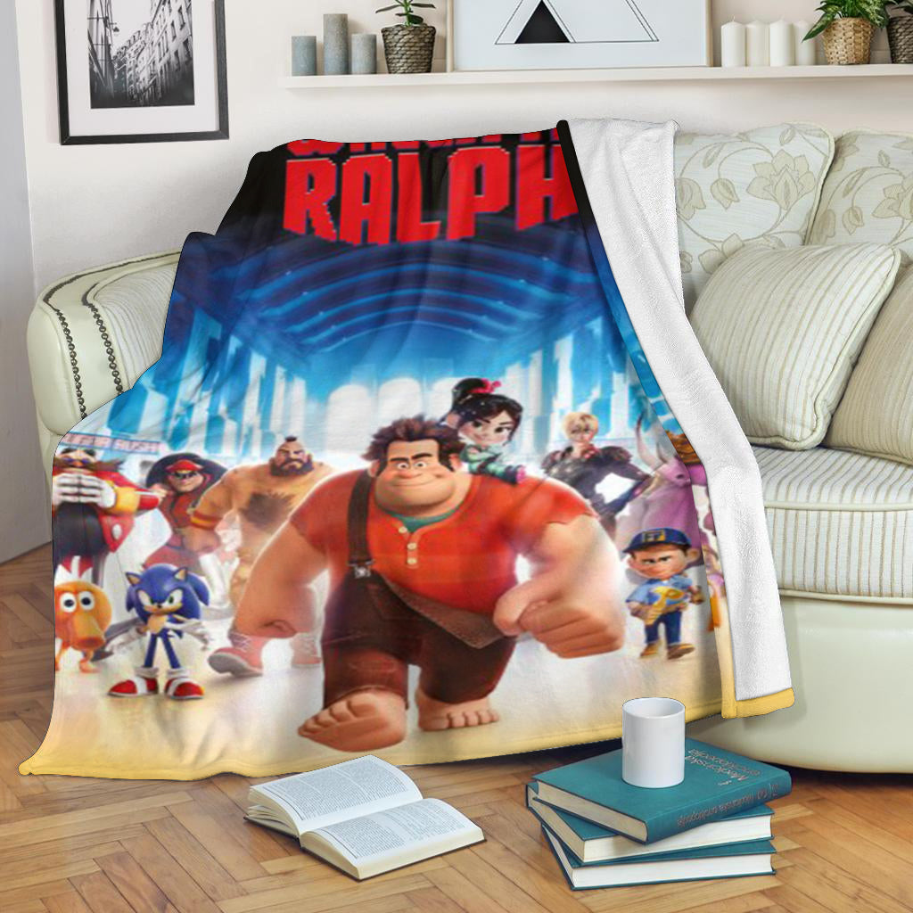 Wreck It Ralph Poster 2 3d Full Printing Fleece Blanket