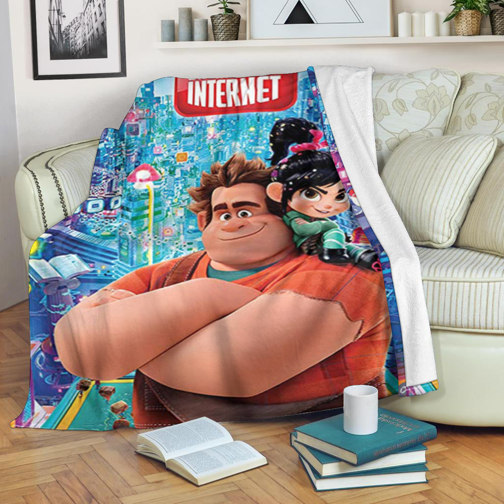 Wreck It Ralph Poster 3 3d Full Printing Fleece Blanket