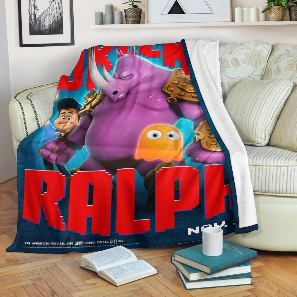 Wreck It Ralph Poster 4 3d Full Printing Fleece Blanket