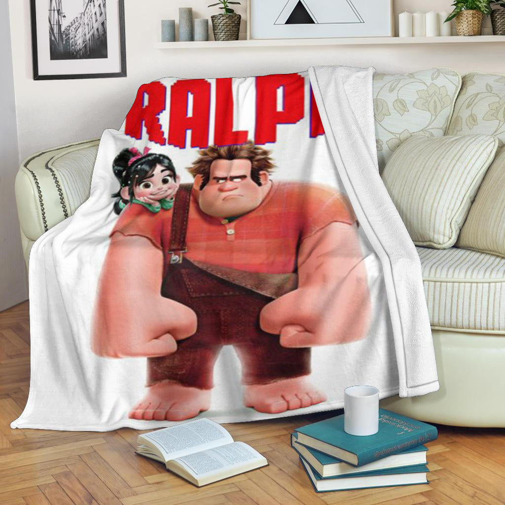 Wreck It Ralph Poster 6 3d Full Printing Fleece Blanket