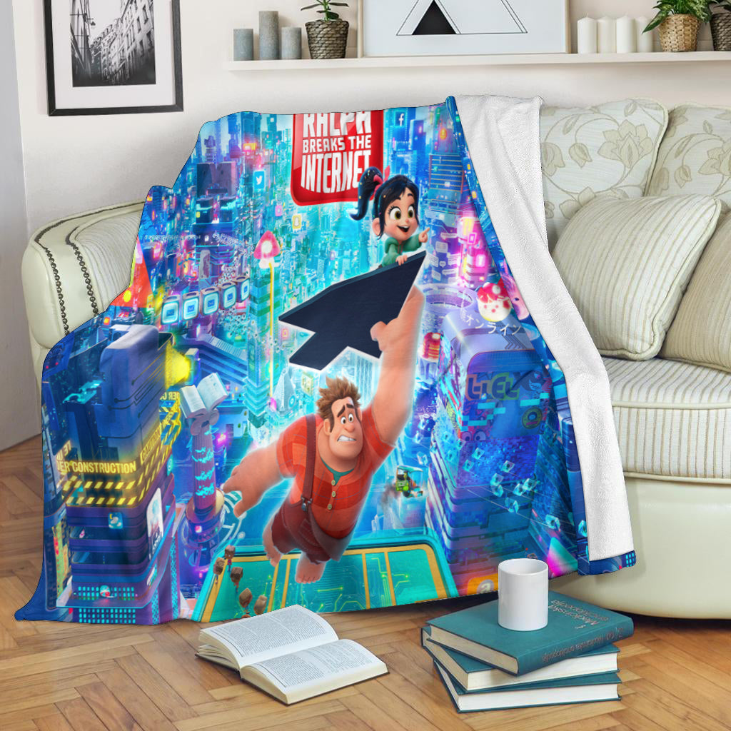 Wreck It Ralph Poster 9 3d Full Printing Fleece Blanket