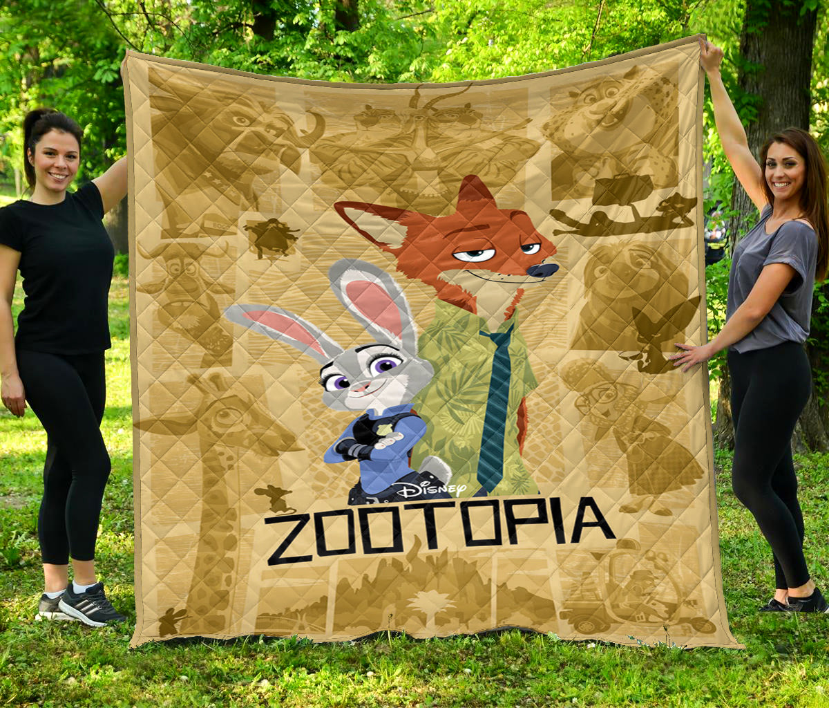 Zootopia Poster 7 3d Full Printing Quilt
