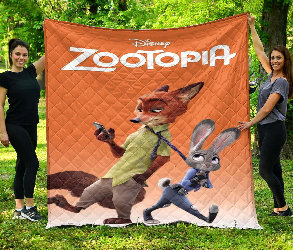 Zootopia Poster 8 3d Full Printing Quilt
