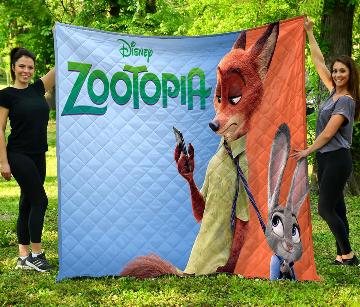 Zootopia Poster 9 3d Full Printing Quilt