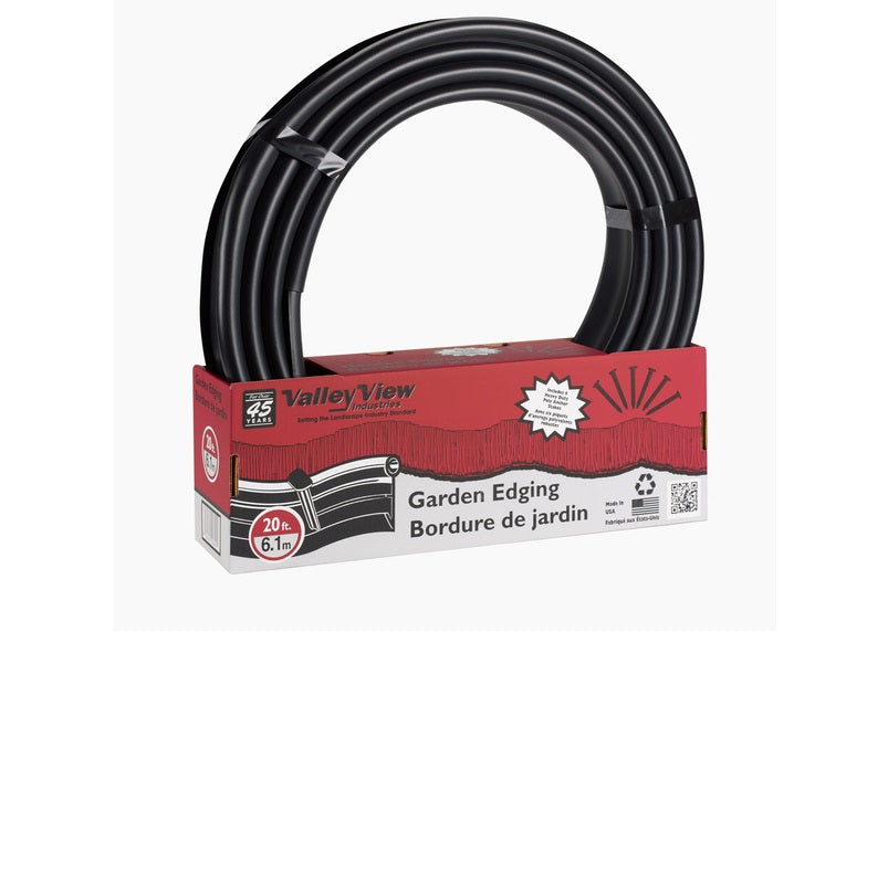 Valley View plastic landscape edging 20ft roll THD-20