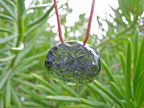 Moldavite pendant