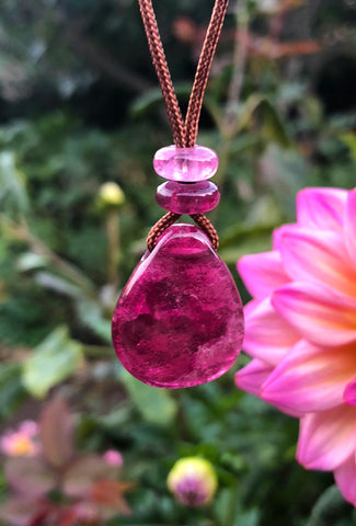 Rubellite (Pink) Tourmaline pendant