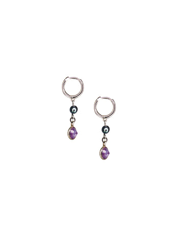 Amethyst Drop Earrings