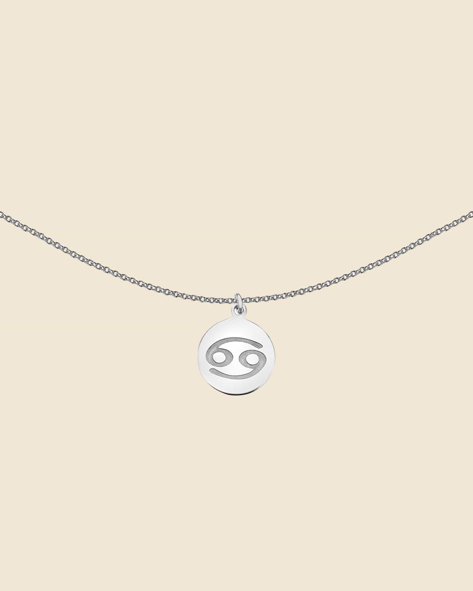 Silver Zodiac Sign Necklace - ApolloBox