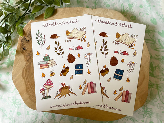 Journal Stickers Sticker Sheet – Magic&Books