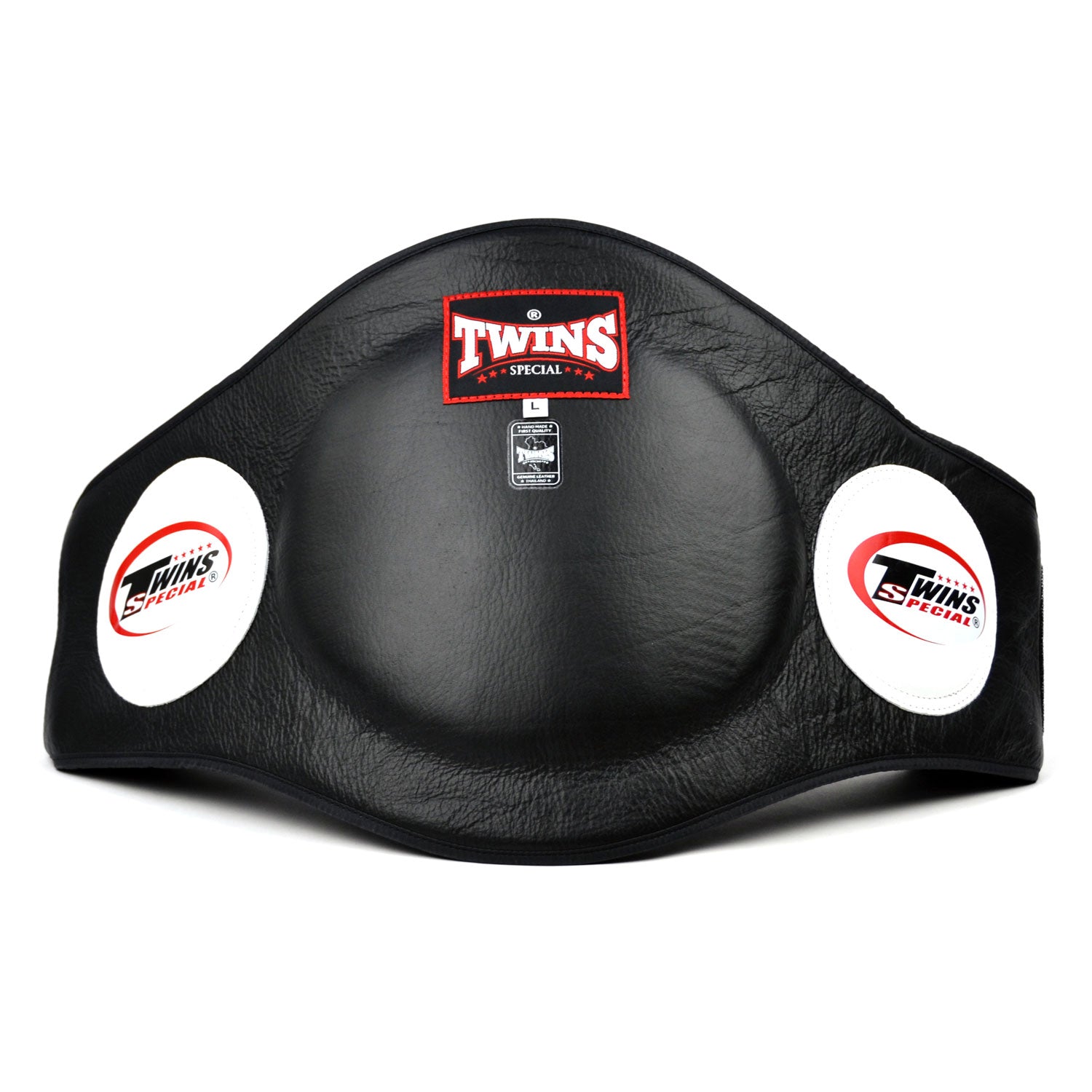 Image of BEPL2 Twins Black Leather Belly Pad