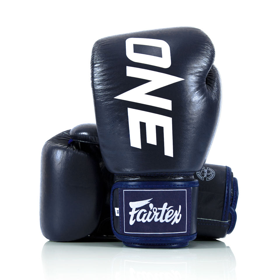 Image of BGV Fairtex X ONE Championship Blue Boxing Gloves