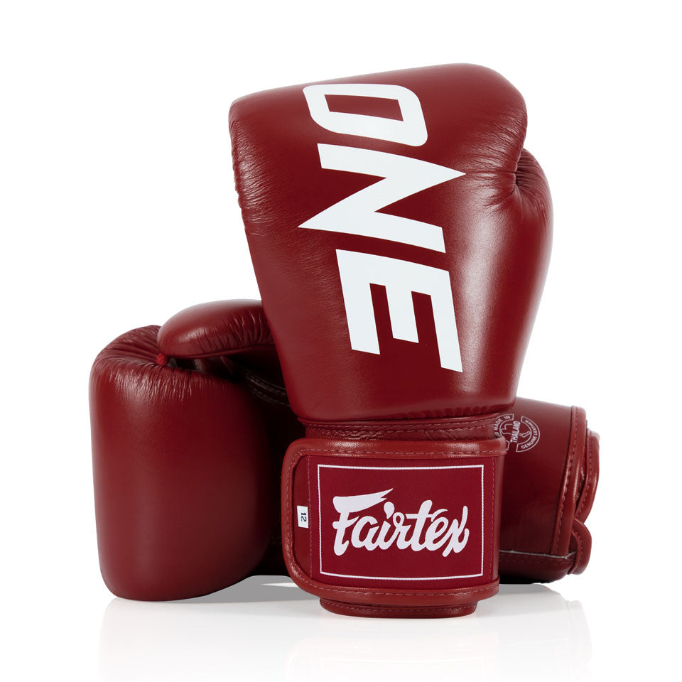 Image of BGV Fairtex X ONE Championship Red Boxing Gloves