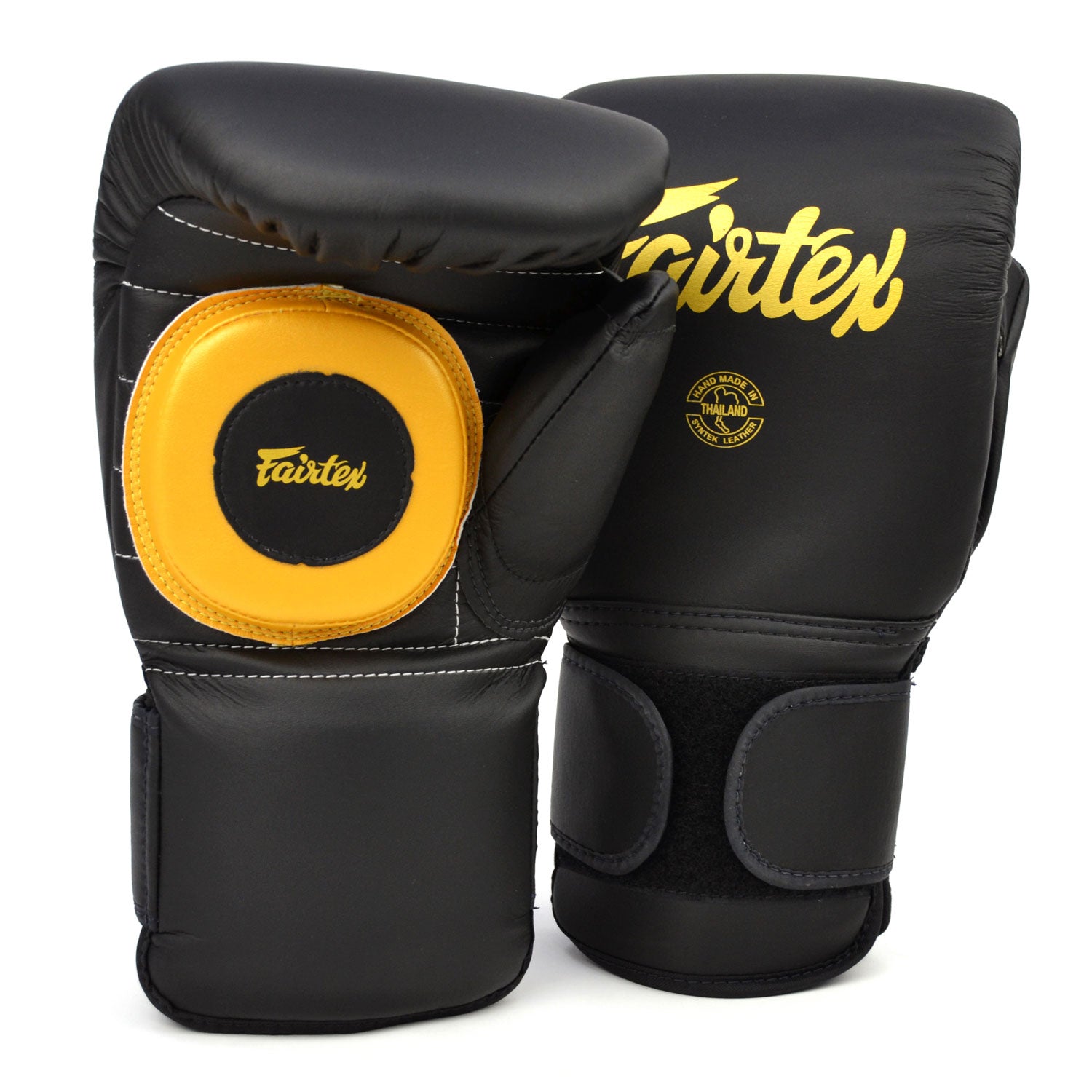 Image of BGV13 Fairtex Coach Sparring Gloves Black-Gold