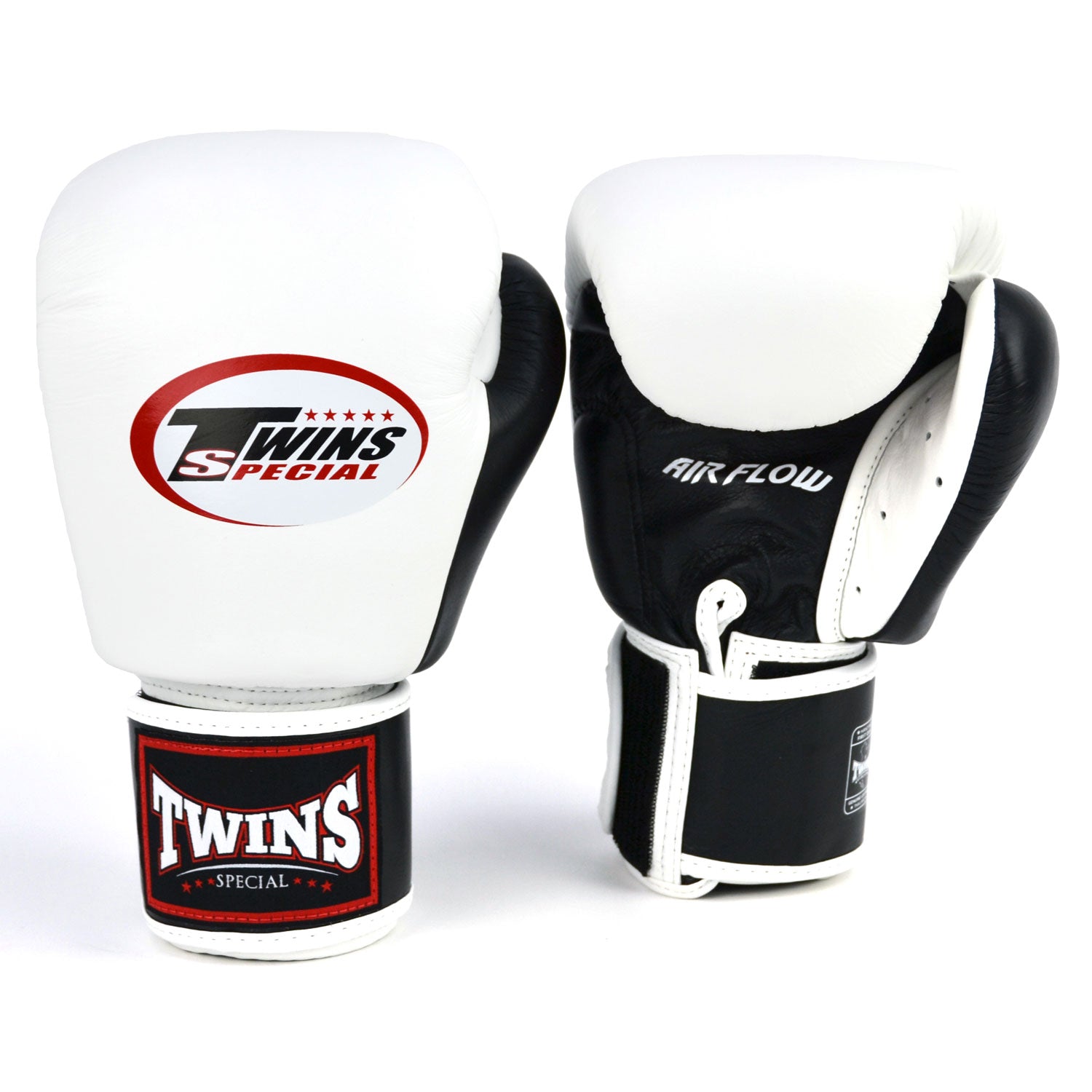 Image of BGVLA2-2T Twins Air Flow Boxing Gloves White-Black-Red