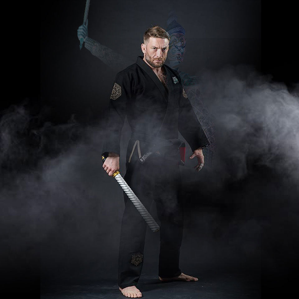 Image of BJJ3 Fairtex Treeburam Premium BJJ Gi Black