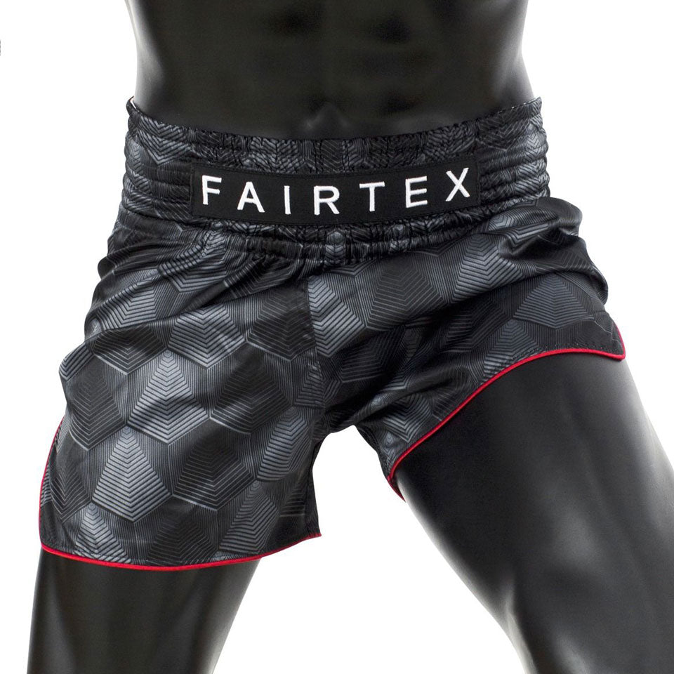 Image of BS1901 Fairtex Black Stealth Muaythai Shorts