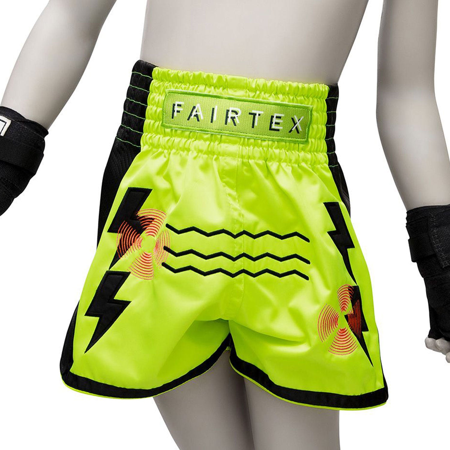 Image of BSK2105 Fairtex Kids Muaythai Shorts Sonar