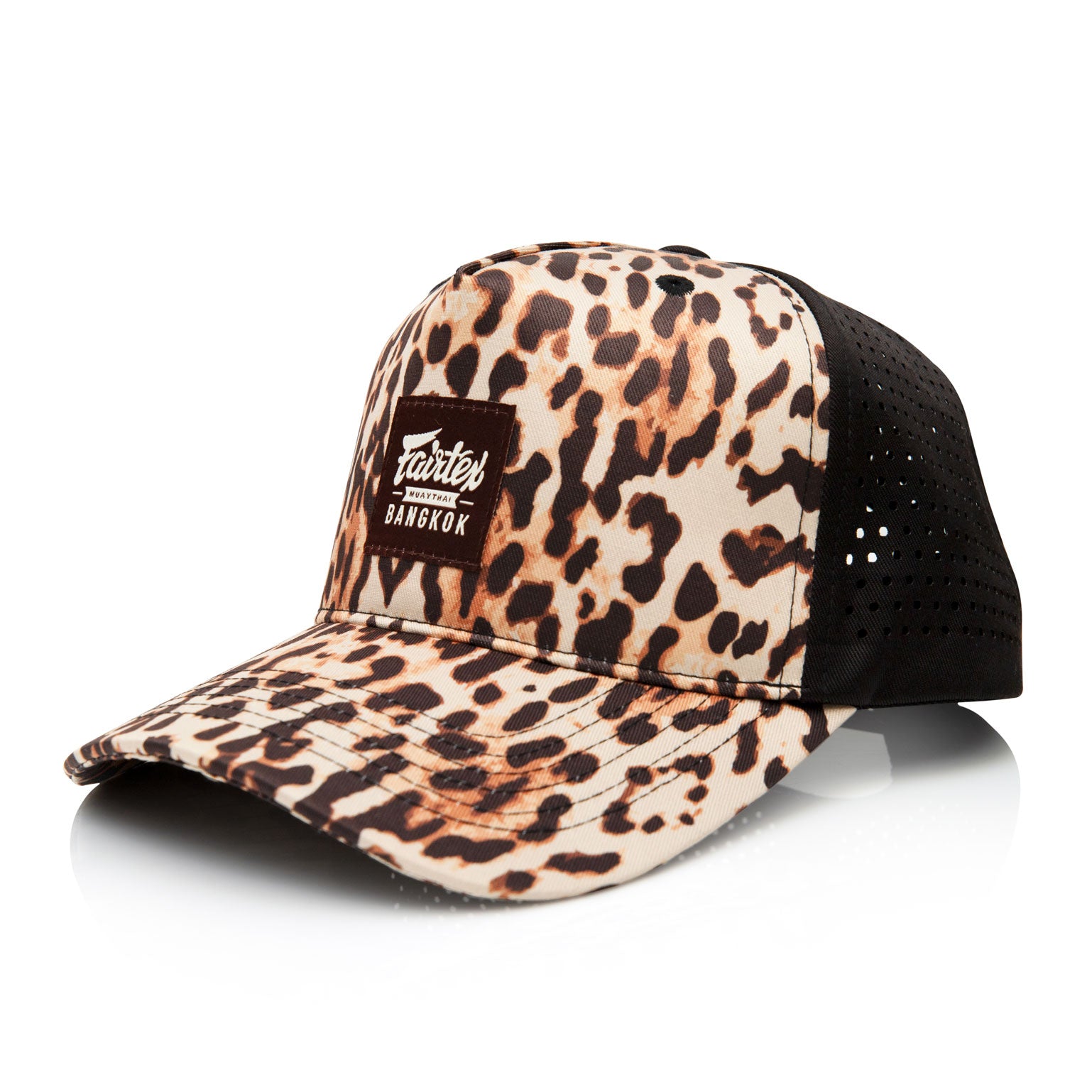 Image of CAP10 Fairtex Trucker Cap - Leopard