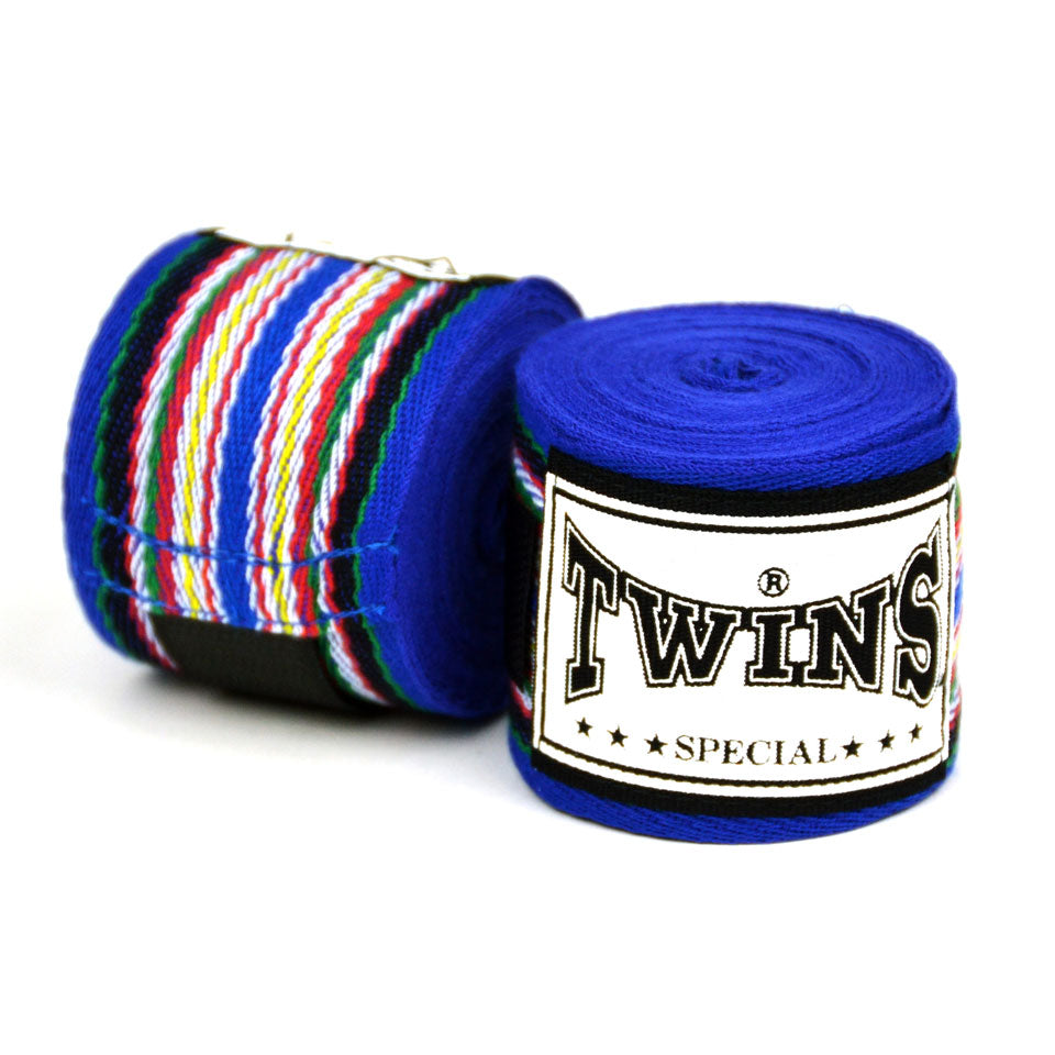 Image of CH2 Twins 5m Blue Premium Cotton Handwraps