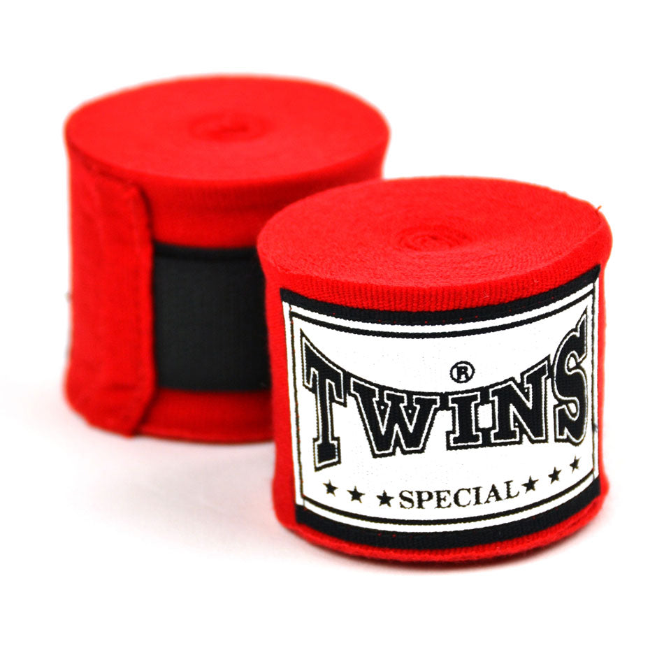 Image of CH5 Twins 5m Red Premium Elastic Handwraps