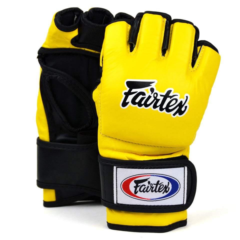 Image of FGV12 Fairtex Yellow Ultimate MMA Gloves