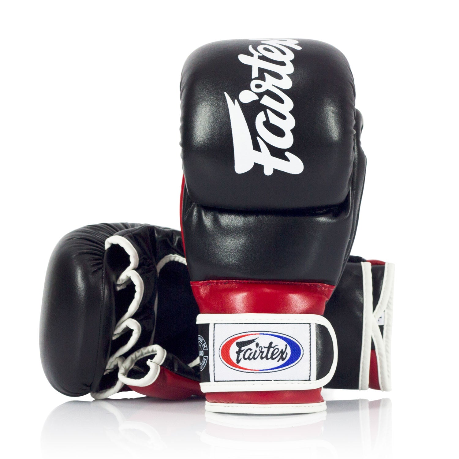 Image of FGV18 Fairtex Black-Red Super Sparring MMA Gloves