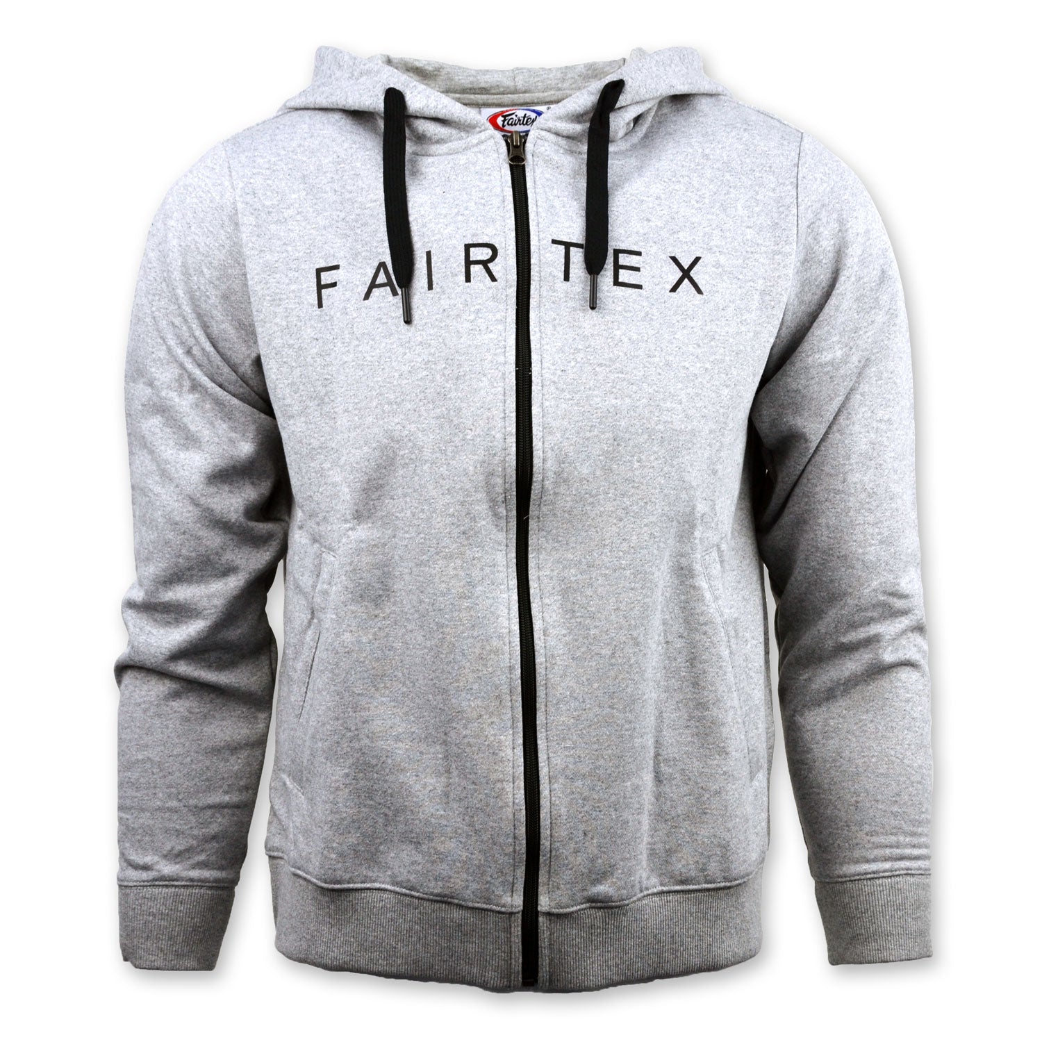 Image of FHS20 Fairtex Zip-Up Hoodie Grey