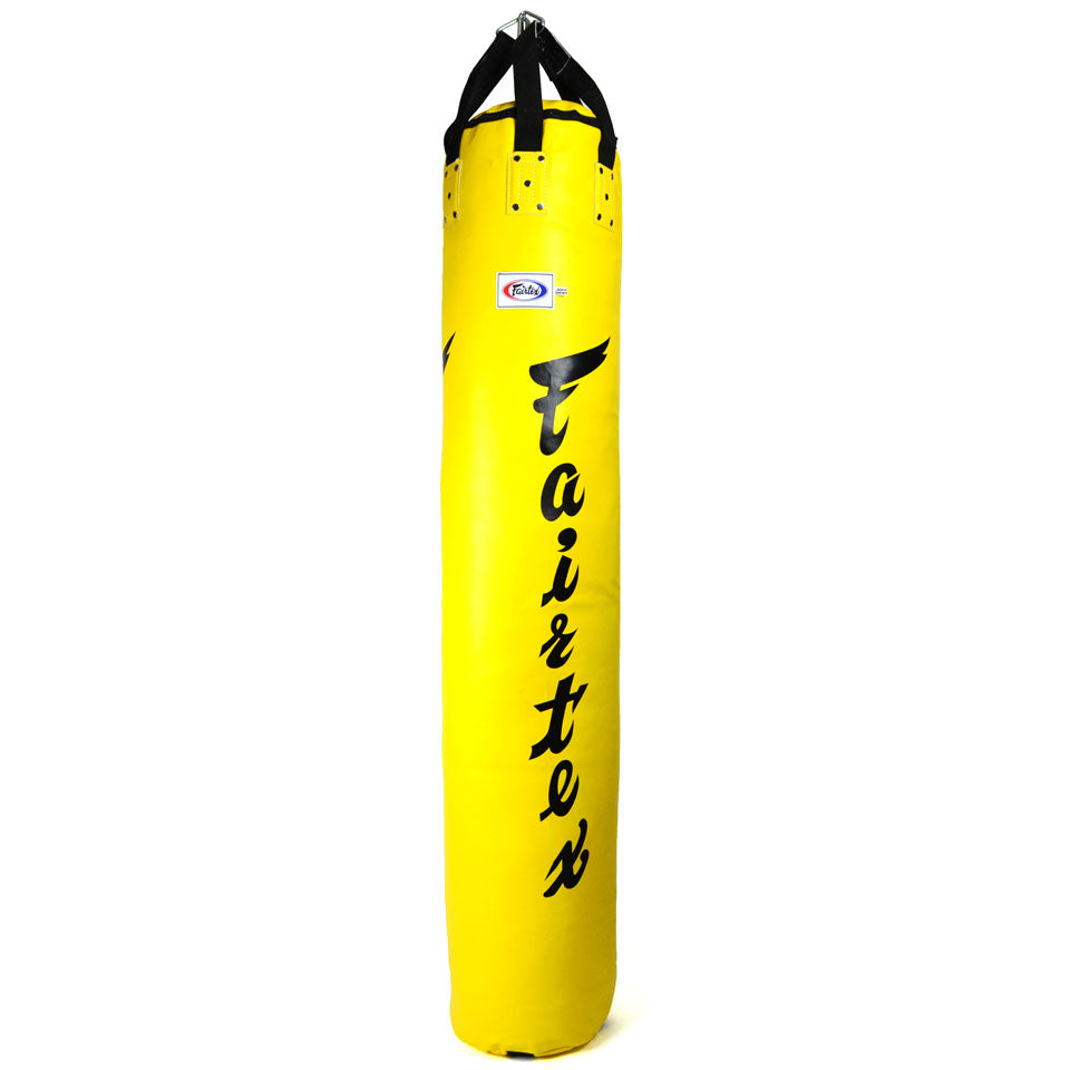 Image of HB6 Fairtex Yellow 6ft Muaythai Banana Bag (FILLED)