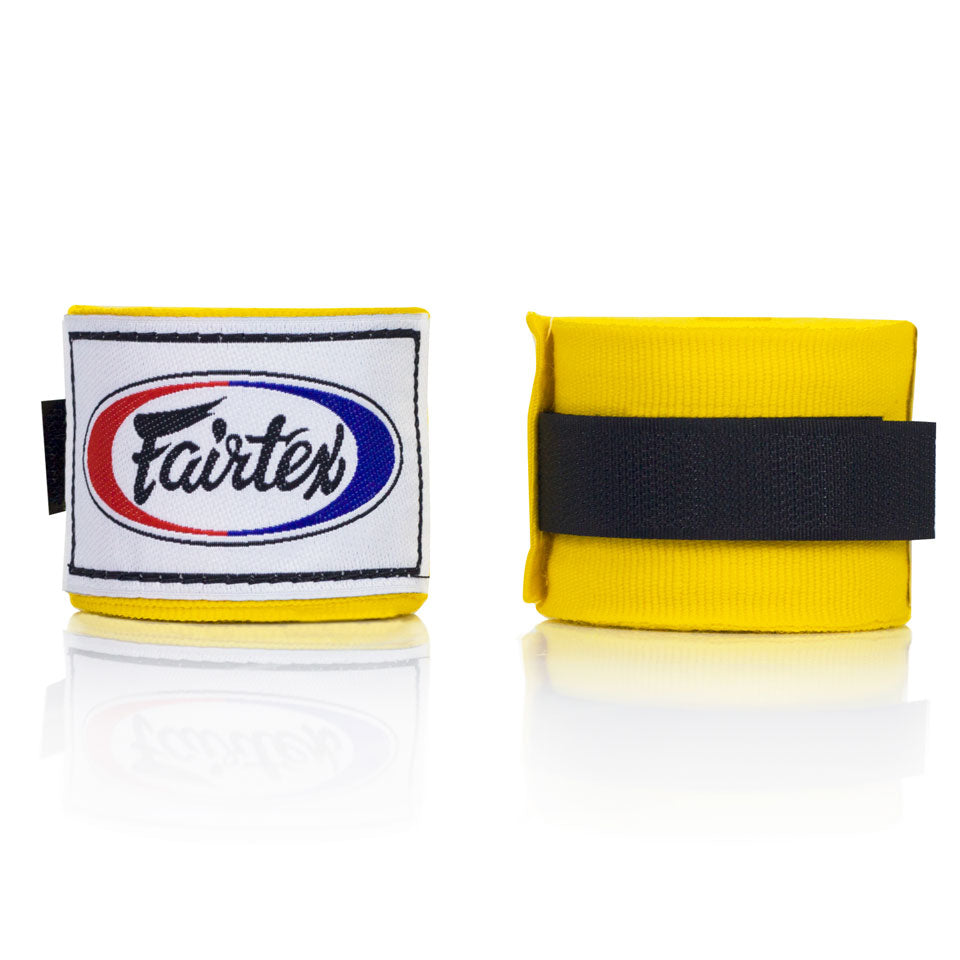 Image of HW2 Fairtex Yellow 4.5m Stretch Wraps