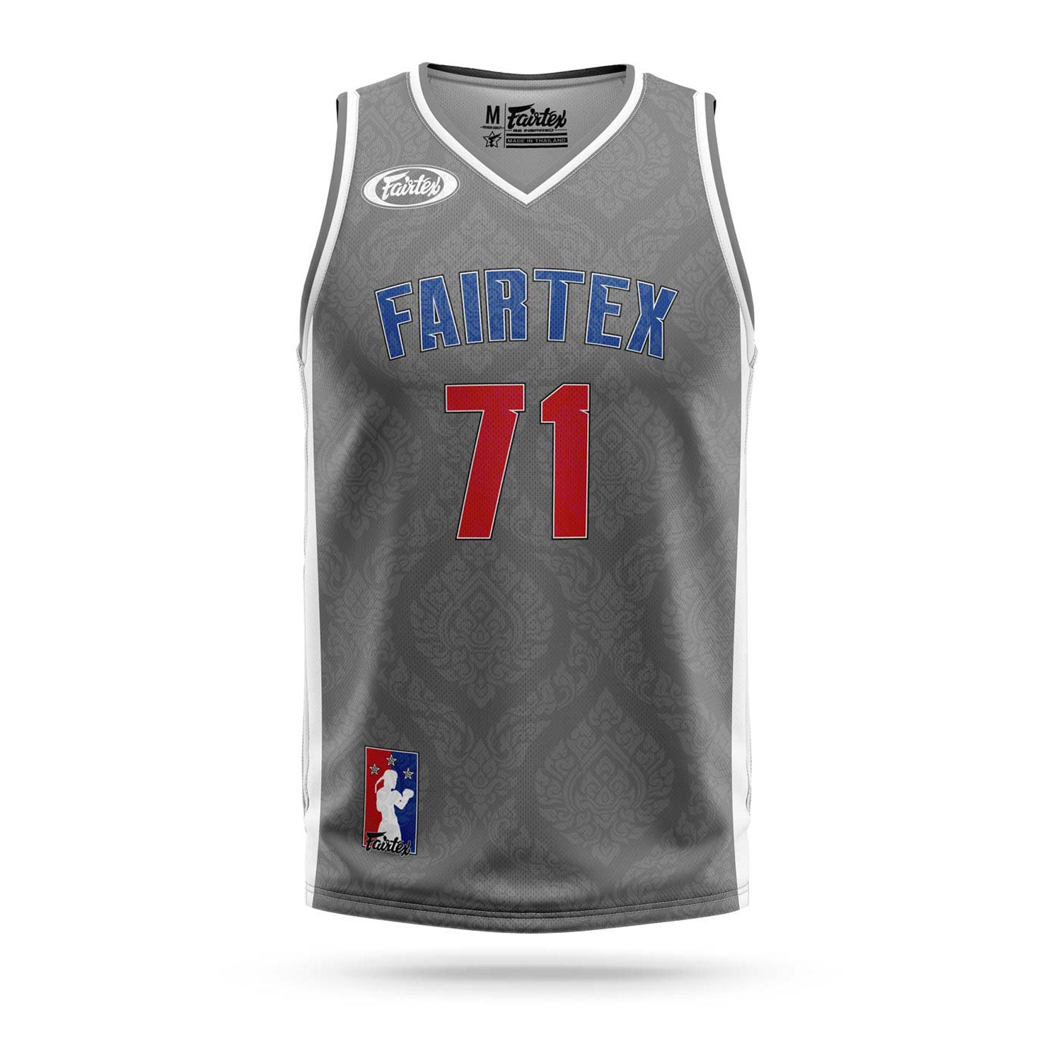 Image of JS19 Fairtex Basketball Jersey Grey
