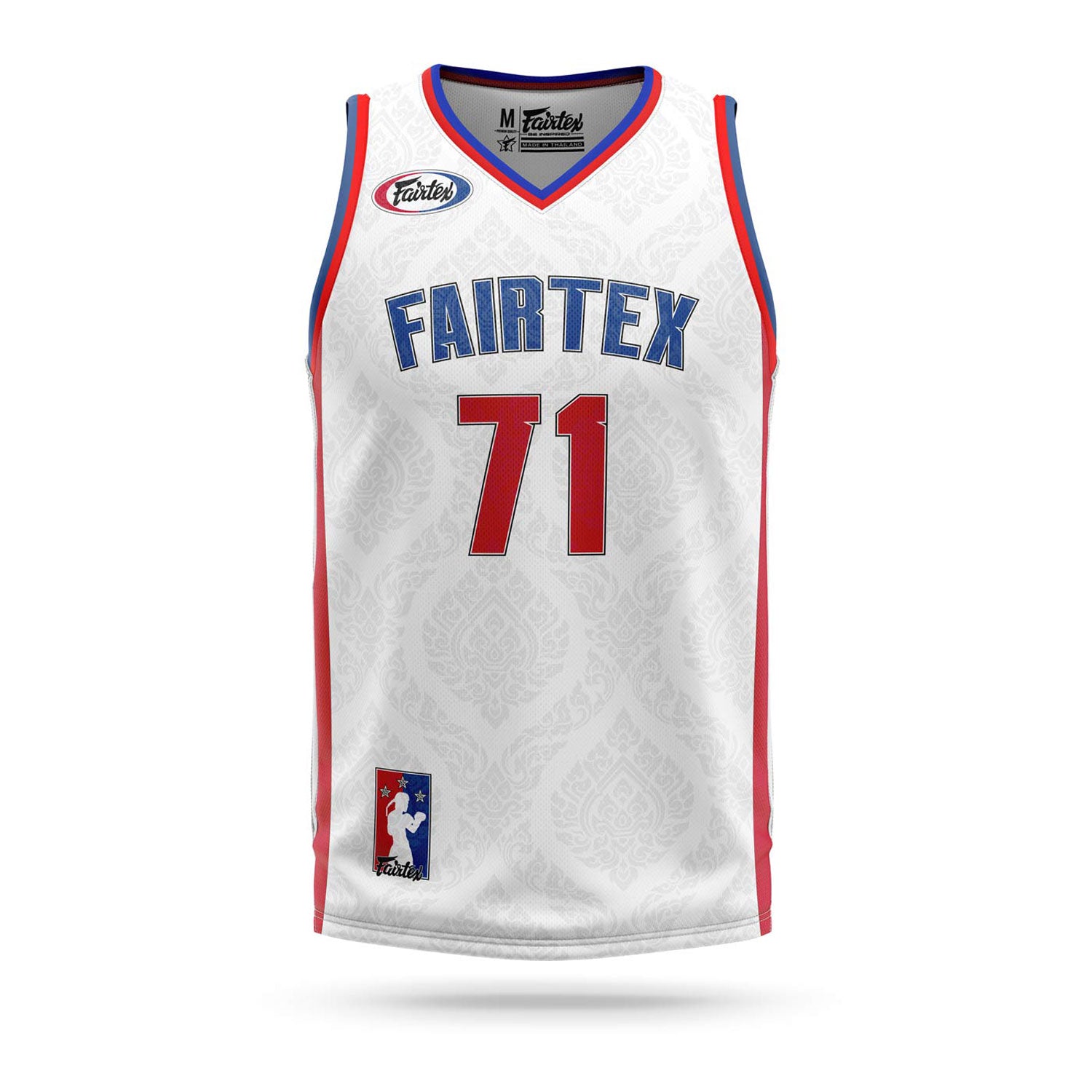 Image of JS19 Fairtex Basketball Jersey White