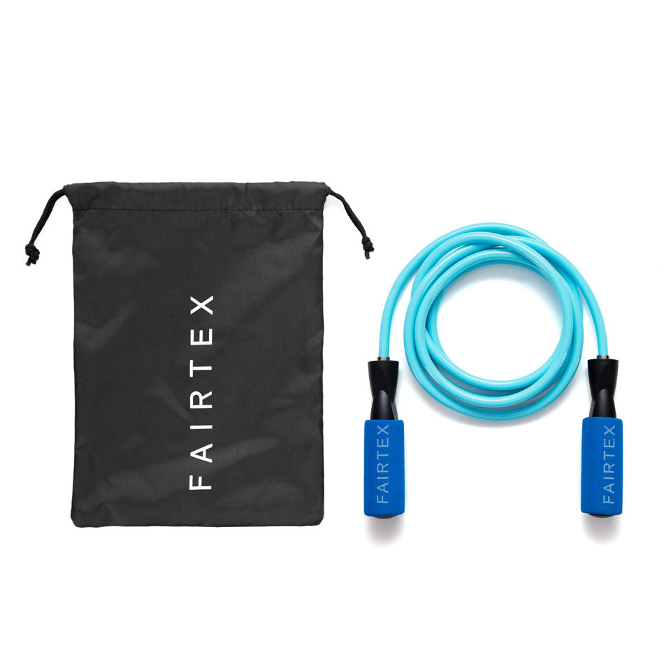 Image of ROPE3 Fairtex Light Blue Ball Bearing Skipping Rope