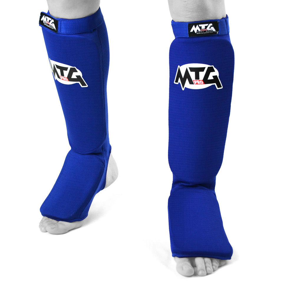 Image of SF2 MTG Pro Blue Elastic Shin Pads