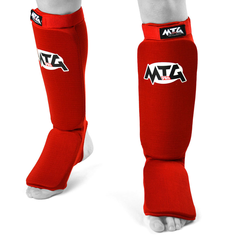 Image of SF2 MTG Pro Red Elastic Shin Pads