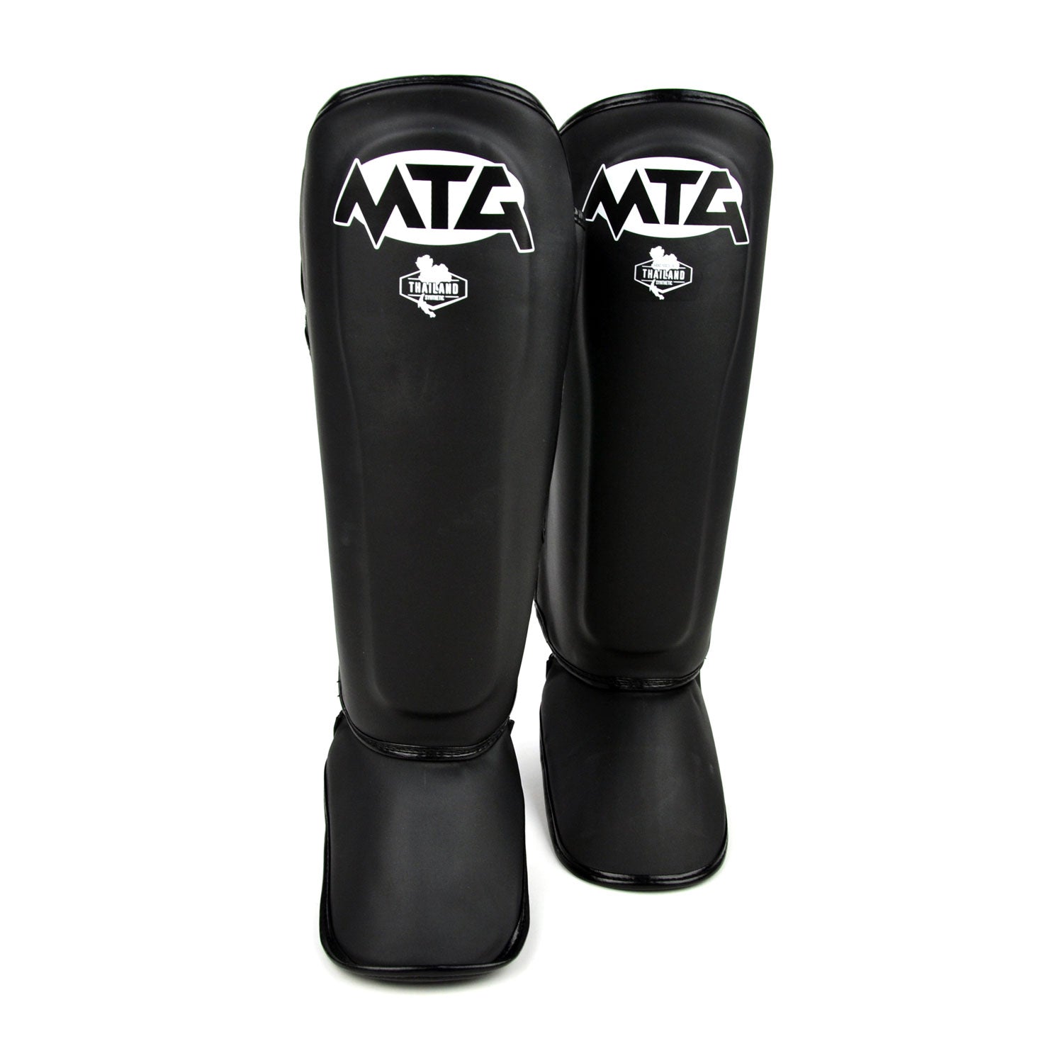 Image of SFS1 MTG Black Synthetic Shin Pads