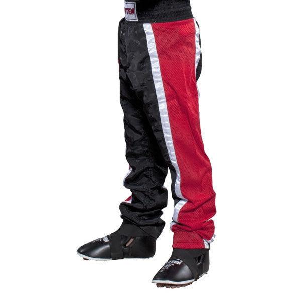 Image of Top Ten Mesh Kickboxing Pants - Black/Red