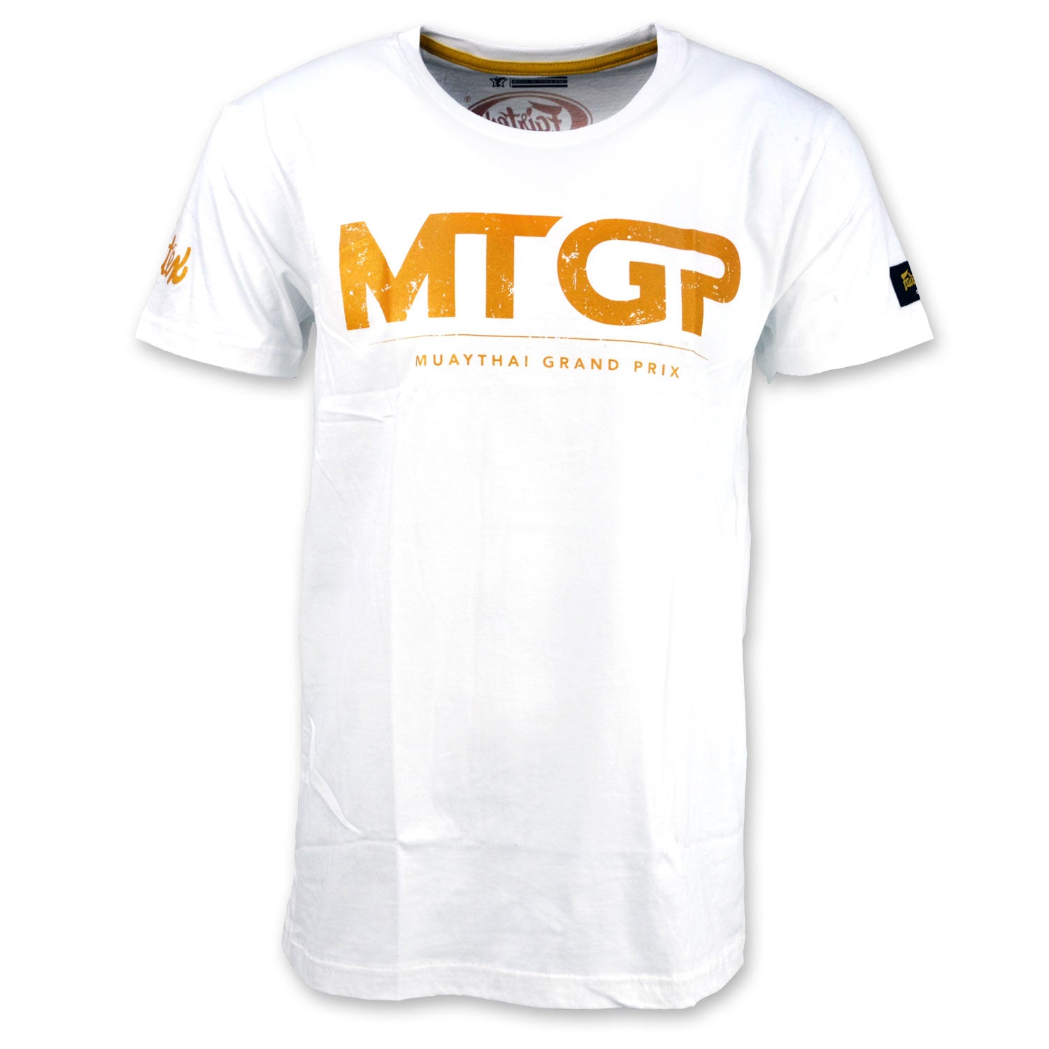 Image of TS Fairtex X MTGP White-Gold Official T-Shirt