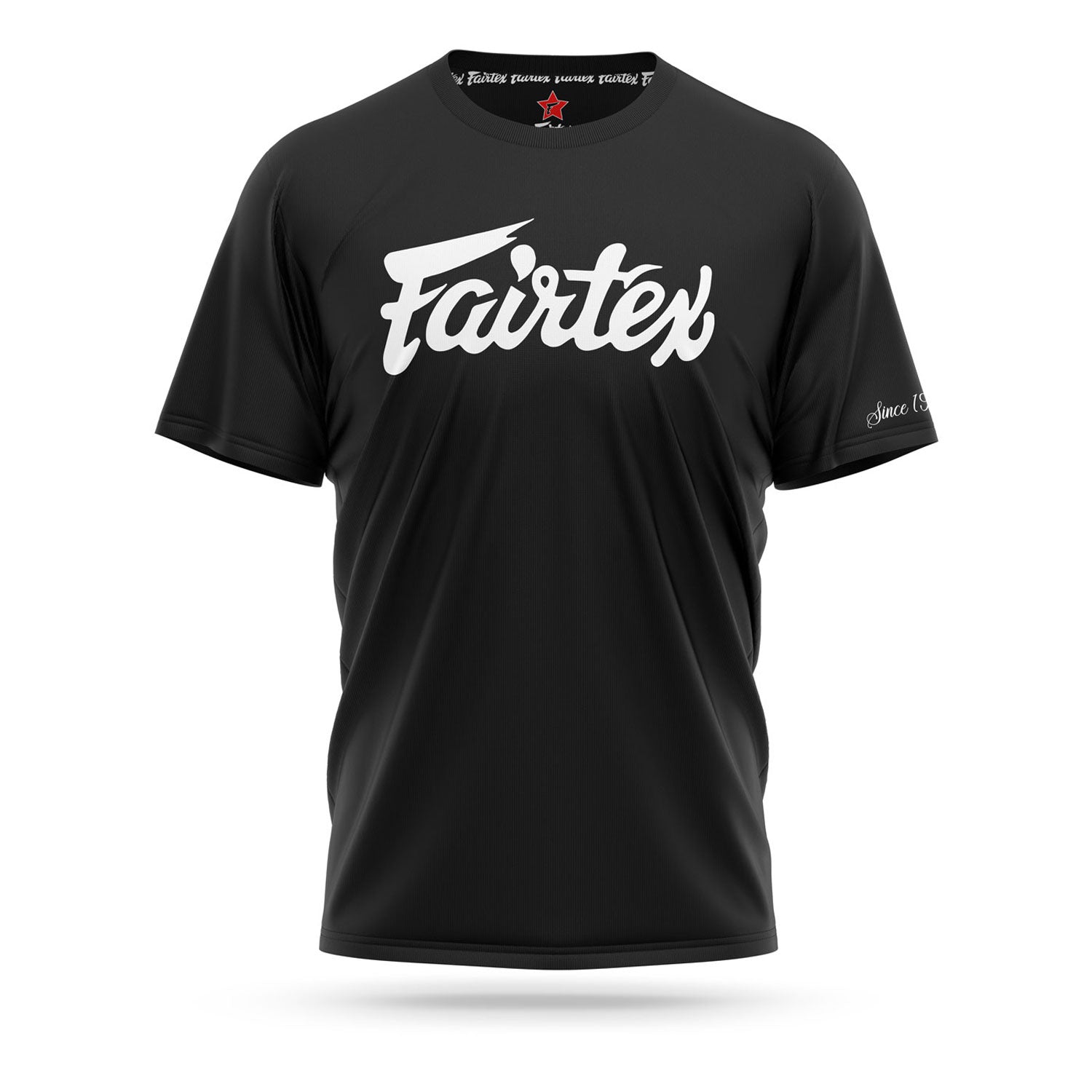 Image of TS7 Fairtex Black Classic Logo T-Shirt