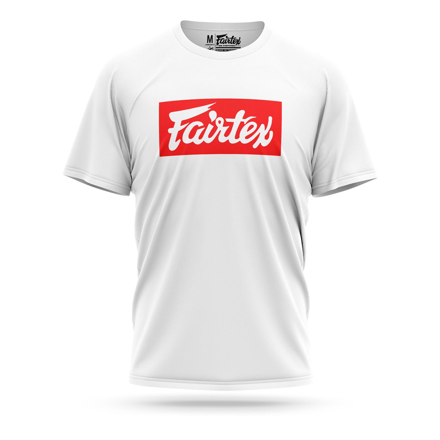 Image of TST149 Fairtex Supreme White-Red T-Shirt