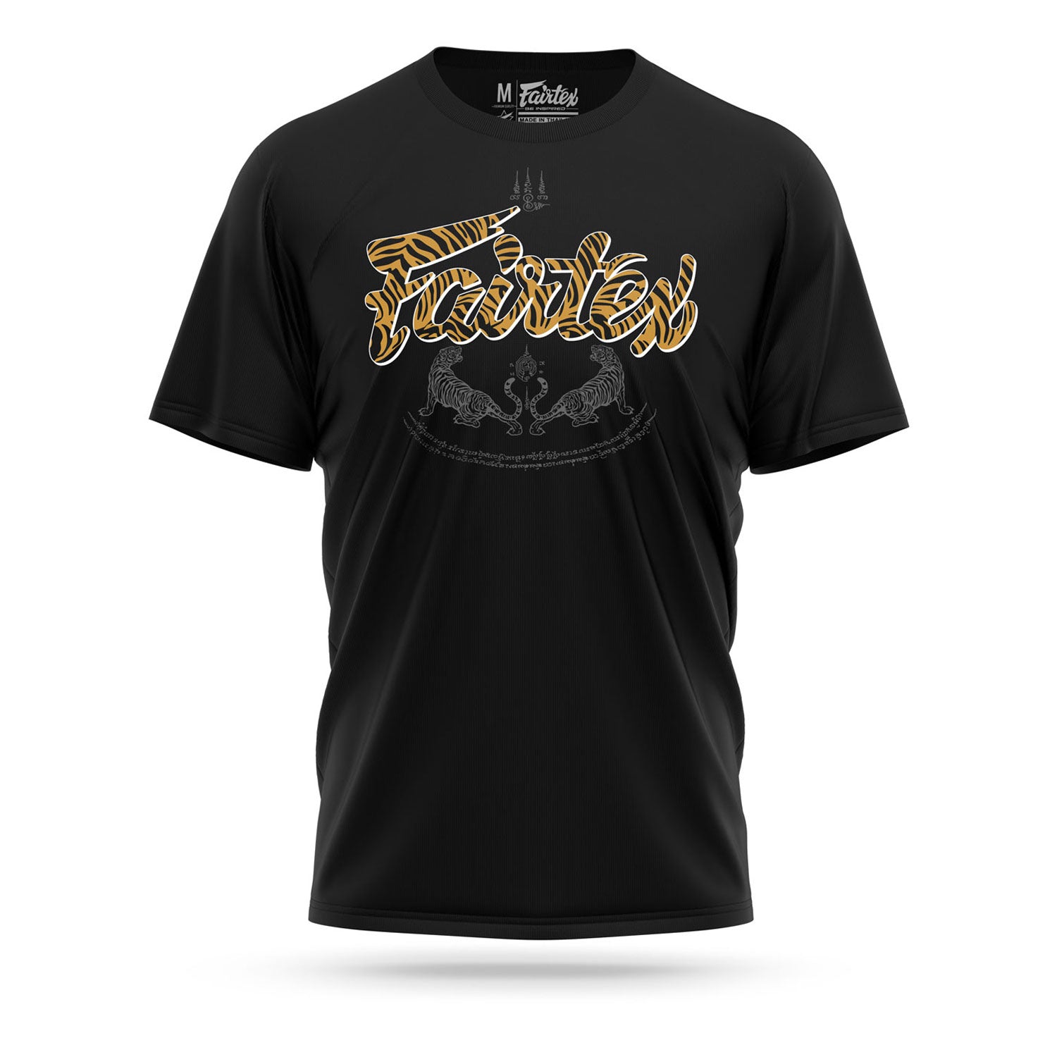 Image of TST190 Fairtex Sak Yant Tiger Black T-shirt