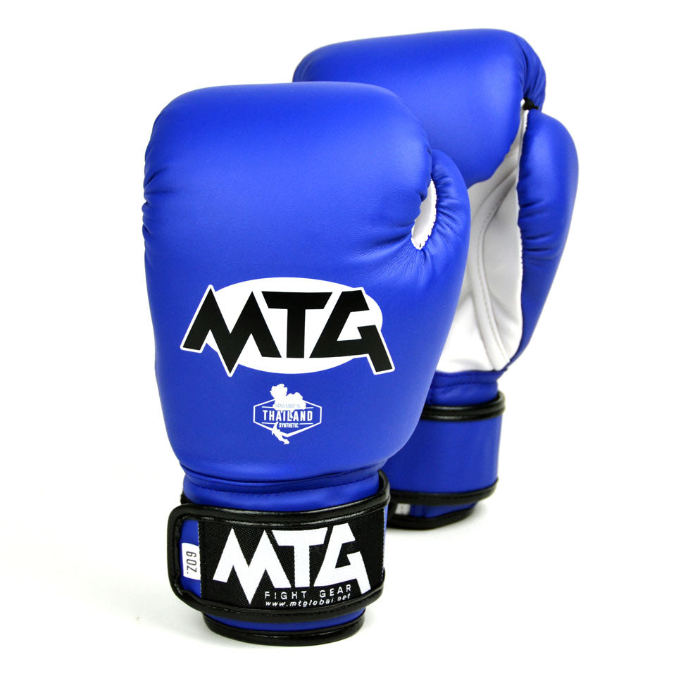 Image of VGS1 MTG Blue Synthetic Boxing Gloves