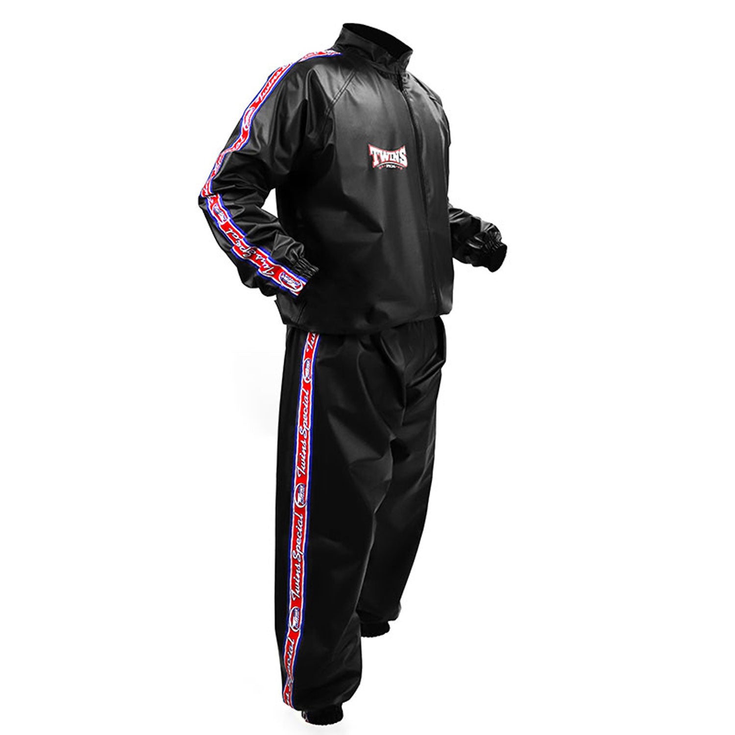 Image of VSS2 Twins Vinyl Sweatsuit Black